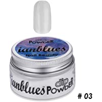 ianblues dip powder- Polvo de Inmersion- Transparente- Color # 03- Efecto de Gel Uñas- 1oz - 28g- Serie de Color Básico…